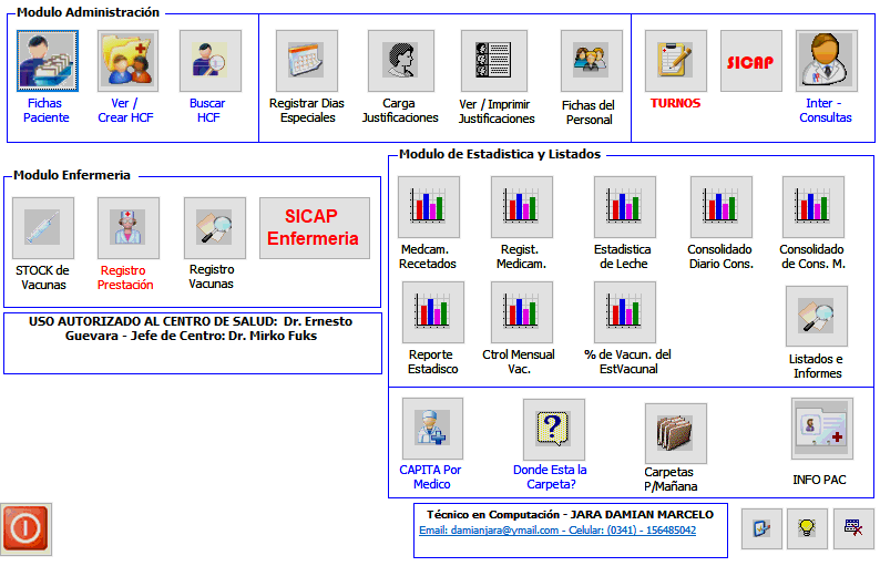 Captura del sistema